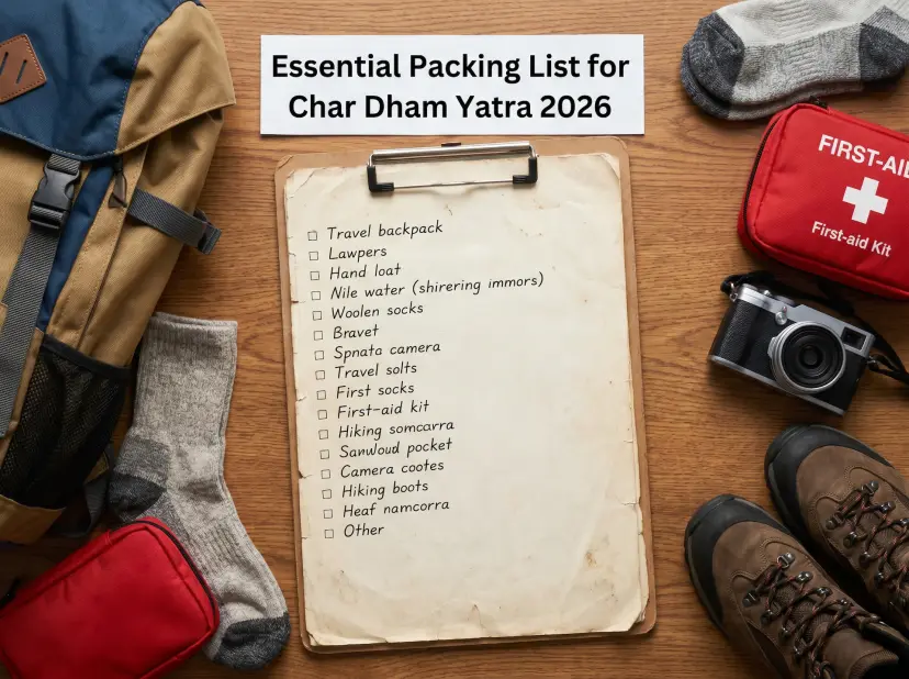 Essential Packing List for Char Dham Yatra 2026 - Featured Image