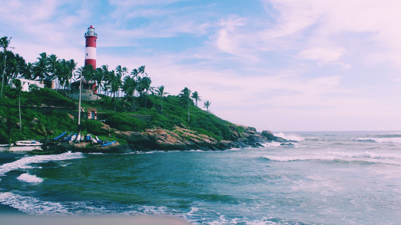 Kovalam City in Kerala